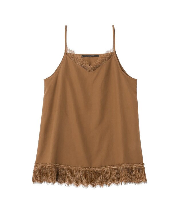 YECCA VECCA レースキャミソール Brown