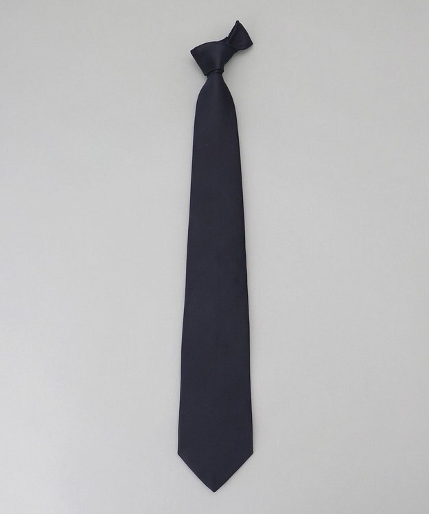GOTAIRIKU セレモニー/お受験に最適【日本製】シルク ネクタイ_紺無地 ネイビー系