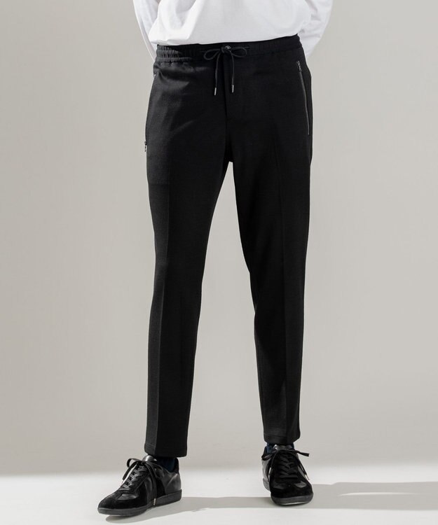 JOSEPH HOMME FINE WOOL PONTI / PEGG EASY ブラック系