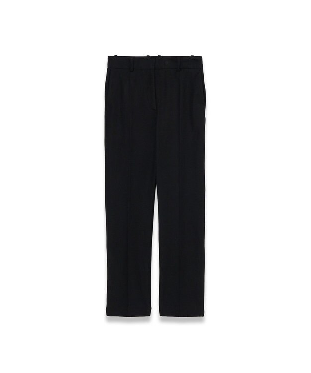 JOSEPH 【FOUNDATIONS】ギャバジンストレッチ スリムストレートトラウザーズ Black