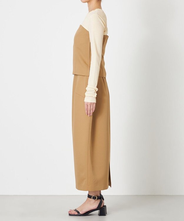 NAVE 【Nave・セットアップ可/洗える/吸水速乾】ドライチノ ビスチェ キャメル系