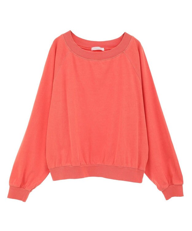 Green Parks ピグメントボートネックプルオーバー Pink