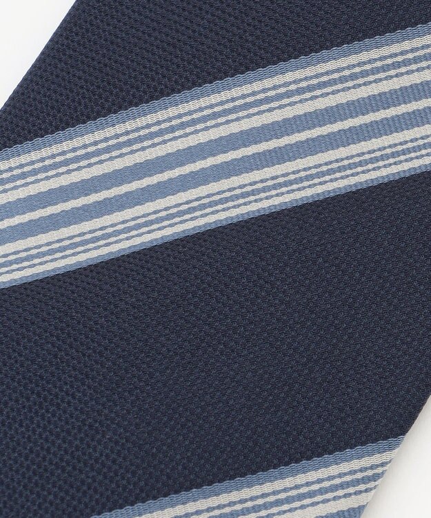 KASHIYAMA KASHIYAMAオリジナル【JAPAN MADE】レジメンタルネクタイ ブルー