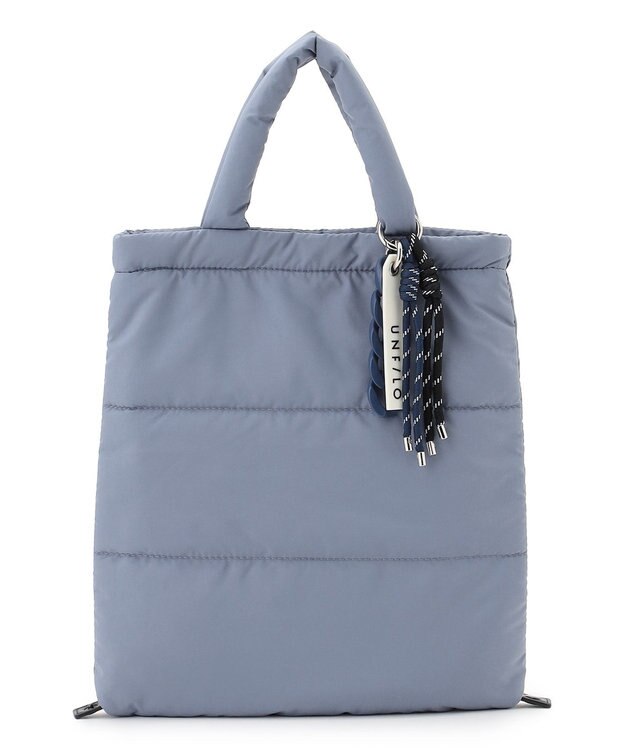 UNFILO パデッド ミニトートバッグ ダルブルー