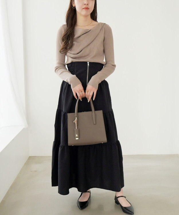 ACE BAGS & LUGGAGE Jewelna Rose へレス 2wayハンドバッグ 16221 ジュエルナローズ グレージュ