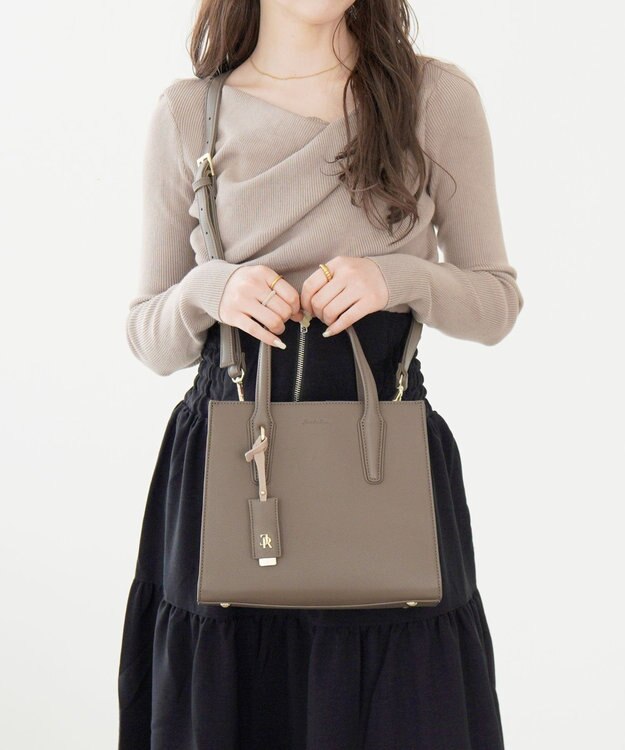 ACE BAGS & LUGGAGE Jewelna Rose へレス 2wayハンドバッグ 16221 ジュエルナローズ グレージュ