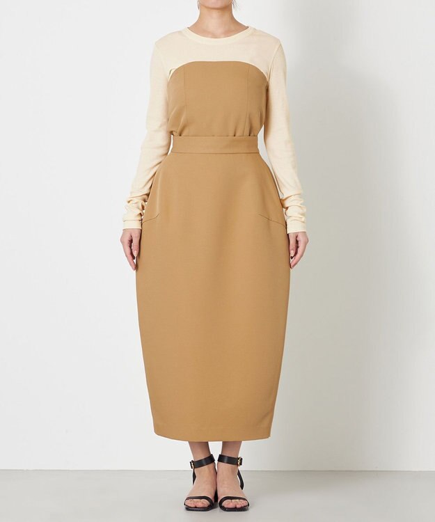 NAVE 【Nave・セットアップ可/洗える/吸水速乾】ドライチノ ビスチェ キャメル系