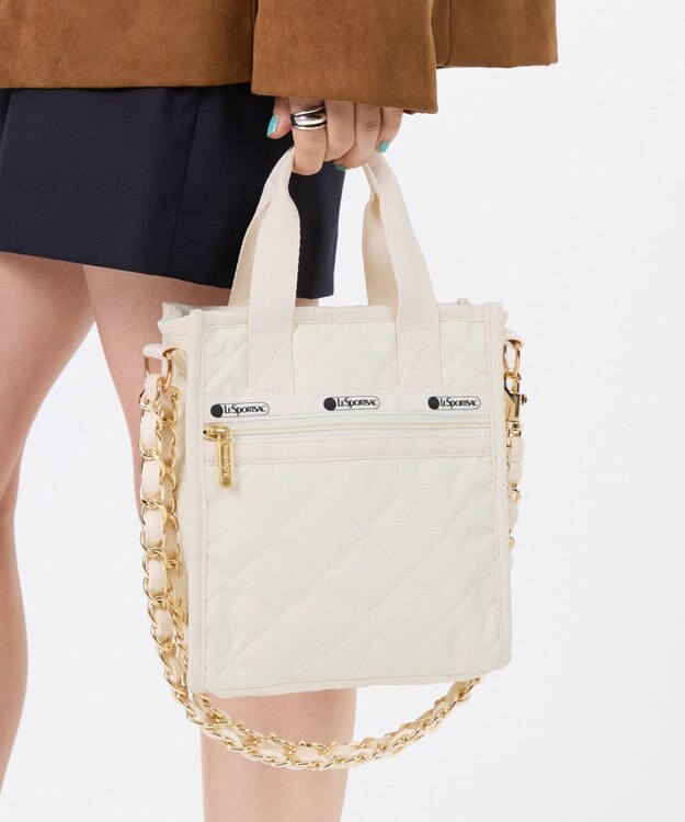 LeSportsac CHAIN MINI N/S TOTE/サンドバーチェーンキルト サンドバーチェーンキルト