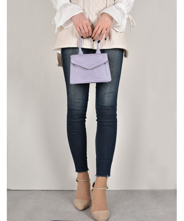 LA BAGAGERIE 【MONICA】ワンハンドルミニショルダーバッグ パープル