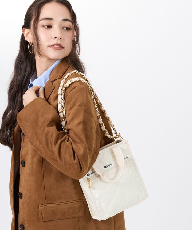 LeSportsac CHAIN MINI N/S TOTE/サンドバーチェーンキルト サンドバーチェーンキルト