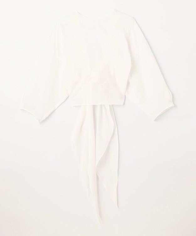 NAVE 【Nave 　洗える】マルチウェイシアーブラウス ホワイト系