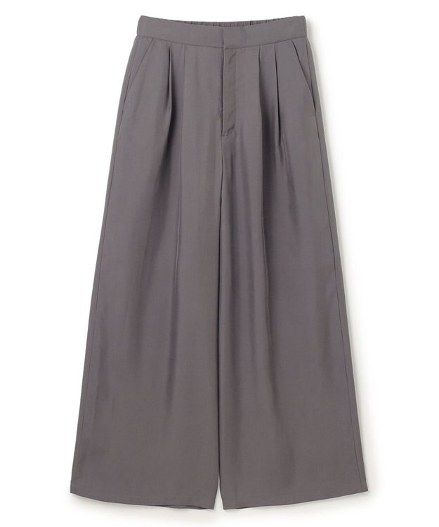 uncrave 【新色追加！】フィブリルシャンブレー ワイドパンツ スレート