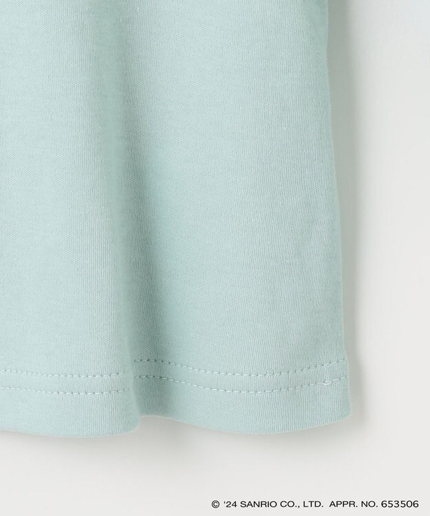 ANY KIDS 【any FAM×サンリオキャラクターズ】ミラクルスパンコール長袖Tシャツ ミント×シナモロール