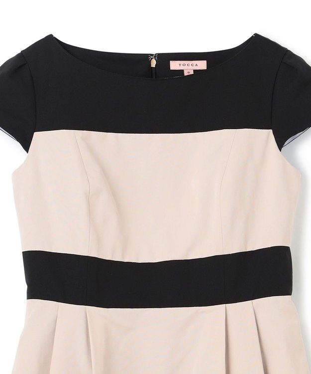 TOCCA 【Archive Collection】【洗える】AURORA ドレス ブラック×ベージュ系