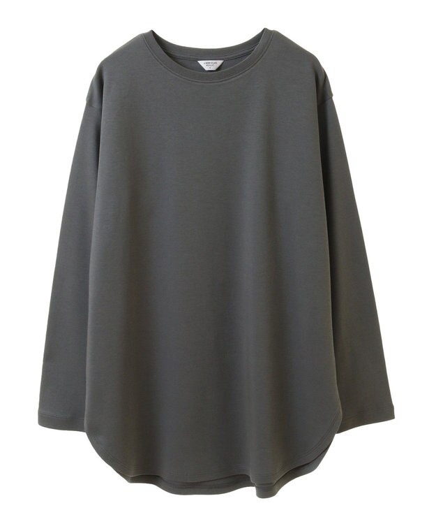 AMERICAN HOLIC クルーネックロングカットプルオーバー Charcoal Gray