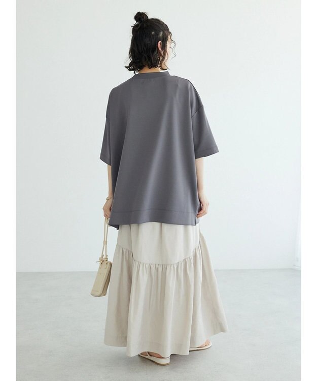 CRAFT STANDARD BOUTIQUE リバーシブルチュールスカート Gray Beige