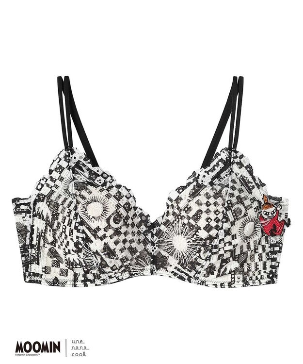une nana cool 【ムーミン】 MOOMIN * une nana cool  364 レース ノンワイヤーブラ BL