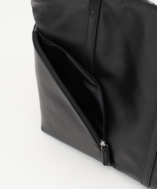 Y'SACCS イタリアンシープ　ビッグトート ブラック