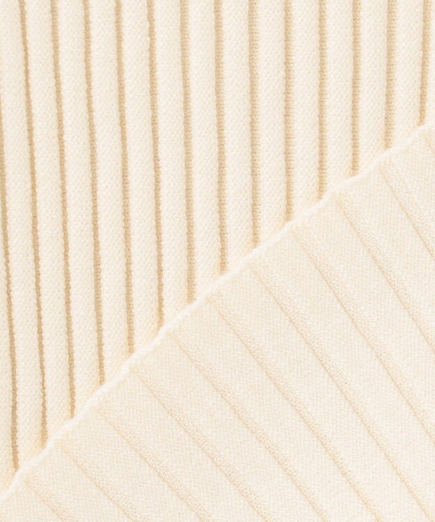 組曲 【WEB限定】ELENAフレアスリーブ リブニット アイボリー系