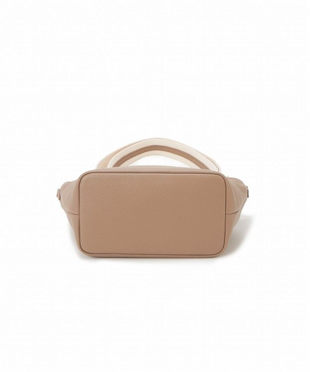 TOPKAPI 【TREASURE TOPKAPI】ソフトシュリンク テープ コンビ レザー ミニショルダーバッグ グレージュ