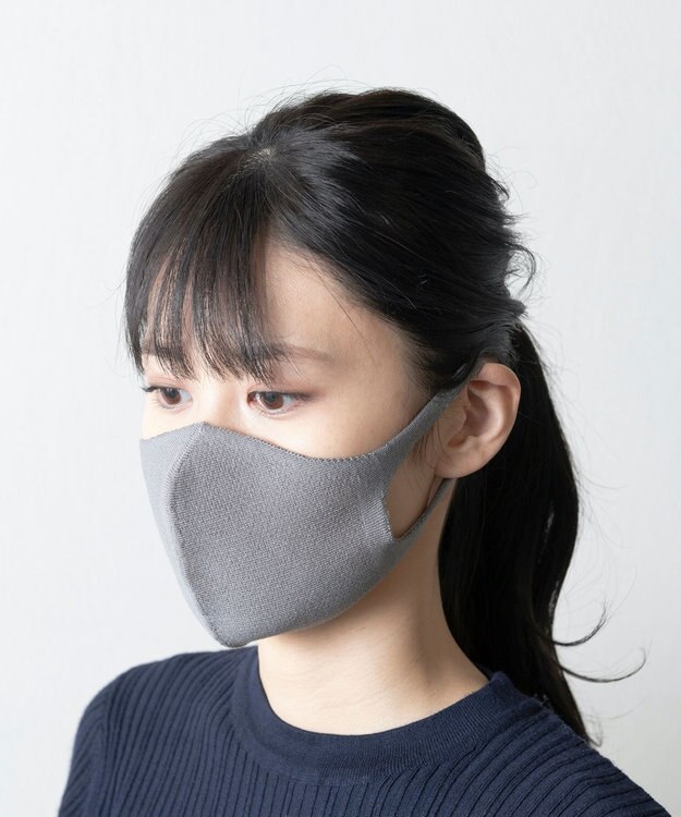 TRICOTE SILK KNIT MASK / シルクニットマスク 95GRAY