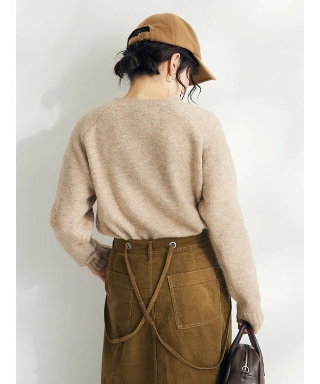 CRAFT STANDARD BOUTIQUE シンプルニットプルオーバー Beige