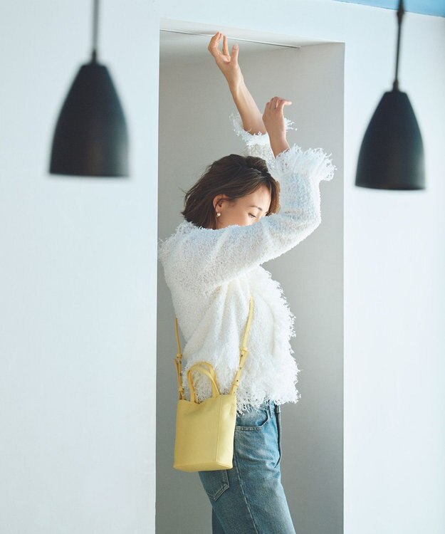 Y'SACCS Y’SACCS×SHIHO　SQUITTY (スクイッティ)レザーミニショルダーバッグ イエロー系その他