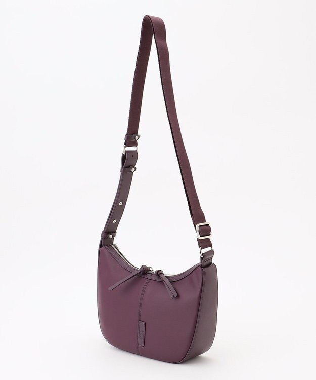 Y'SACCS イタリアンシープ　マルチポーチ付き　ホーボーバッグ パープル