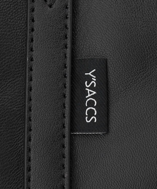 Y'SACCS イタリアンシープ　ビッグトート ブラック