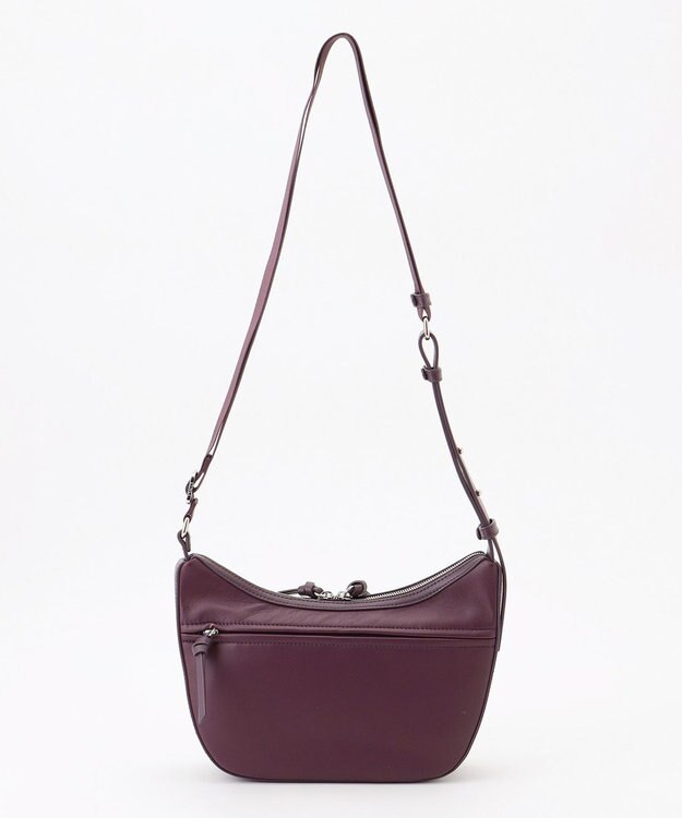 Y'SACCS イタリアンシープ　マルチポーチ付き　ホーボーバッグ パープル