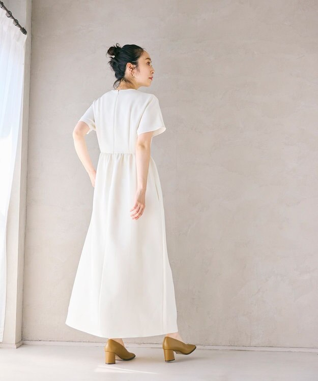 #Newans 【セレモニーにも】新カラー＆新サイズ追加！オールシーンフィットドレス アイボリー系