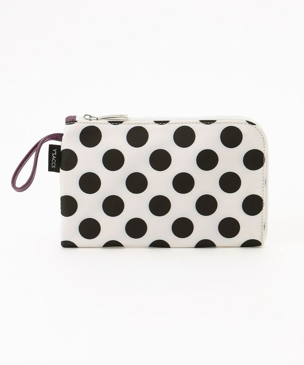 Y'SACCS イタリアンシープ　マルチポーチ付き　ホーボーバッグ パープル