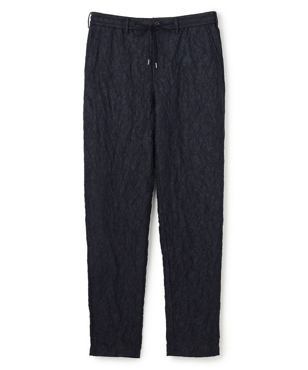 JOSEPH HOMME 【HIGH GRADE LINE】ブリーズリージャガード　ドロスト付ストレートパンツ / HOVE CONVERTIBLE ネイビー系