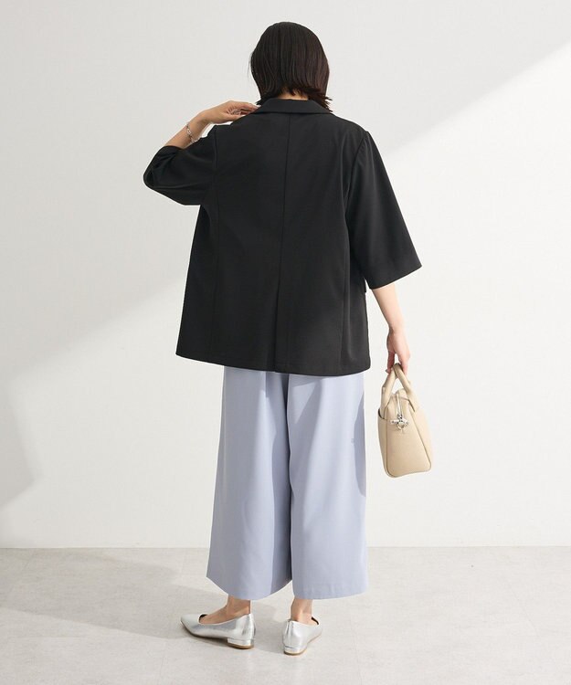 Green Parks シングル半袖ジャケット Black