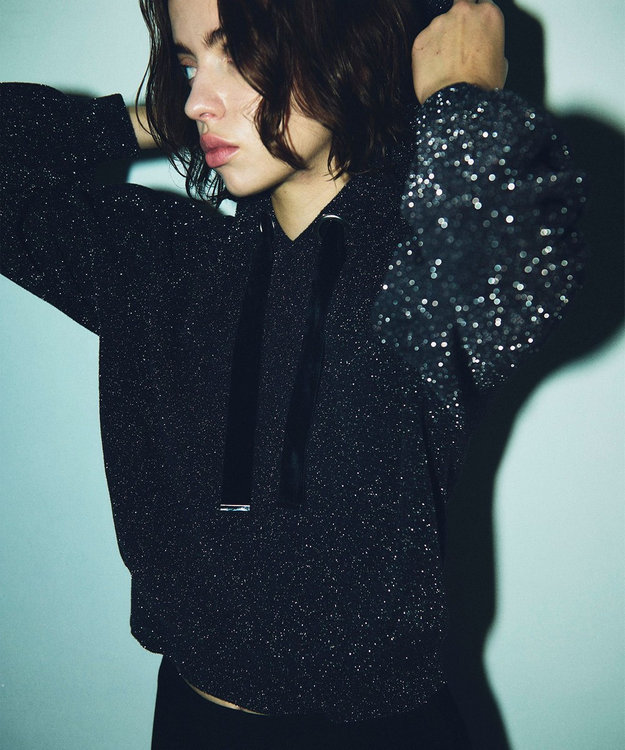 グレースコンチネンタル ラメニットパーカー ラメニットパーカー / GRACE CONTINENTAL | ファッション通販 【公式