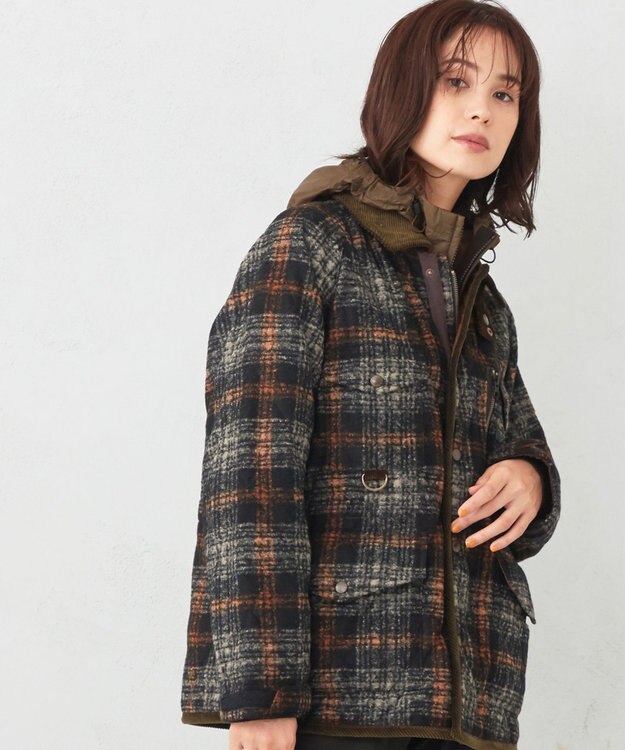 JOSEPH ABBOUD MOUNTAIN 【UNISEX】軽量/中綿 ダブルフェイスブルゾン 黄土色系4