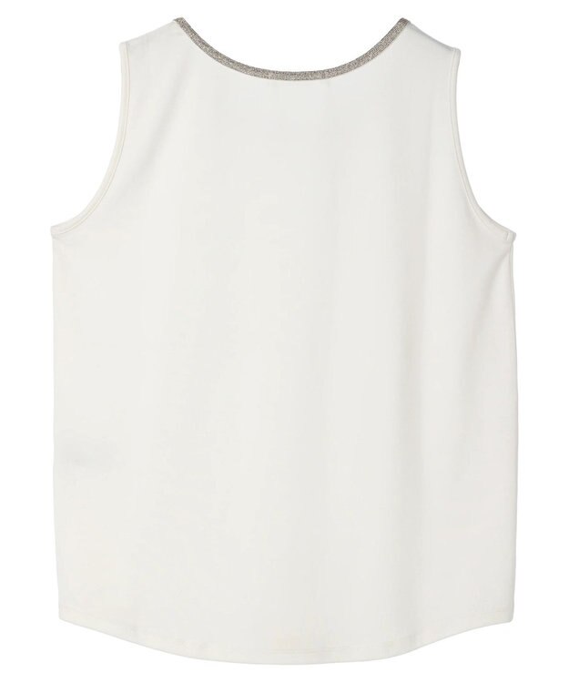 Green Parks ビジューテープタンクトップ Ecru