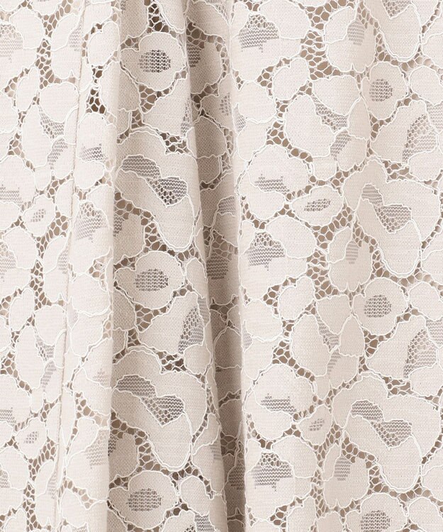 23区 【APPLAUDIR】ニュアンス フラワーレース ドレス ベージュ系