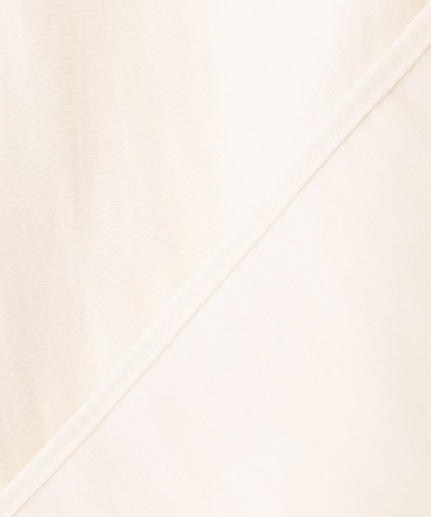 ANY SIS L 【洗える】シャーリングツヤ ブラウス アイボリー