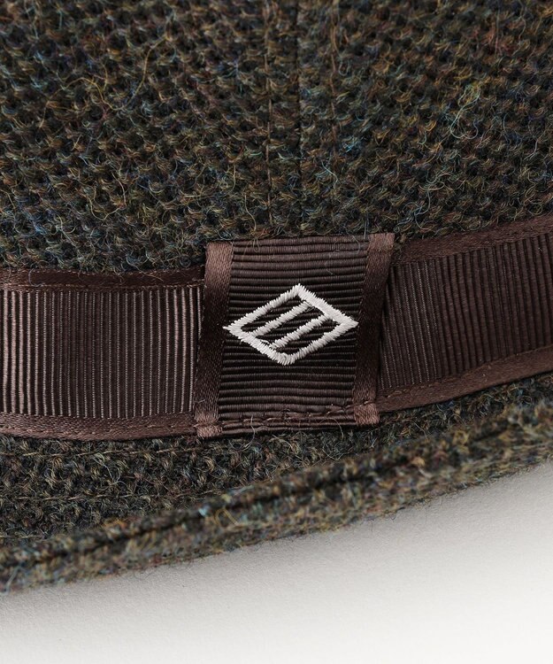 JOSEPH ABBOUD ツィードジャージ ハット カーキ系