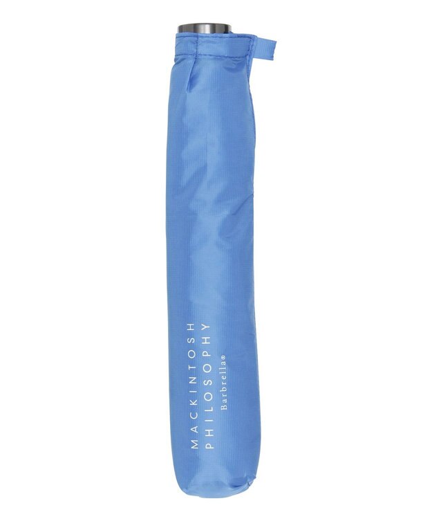 MOONBAT 【大きめ】マッキントッシュ フィロソフィー 折りたたみ傘 Barbrella 超軽量 約105g 無地 55cm サックスブルー