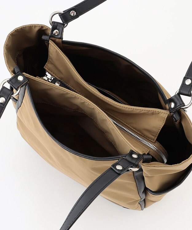 Y'SACCS 【ムック本掲載】タスランナイロントートバッグ midium ベージュ【WEB限定カラー】