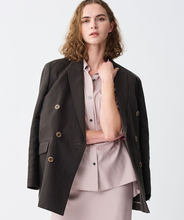 uncrave フィブリルシャンブレー ミドルシャツ 【WEB限定】ピンク