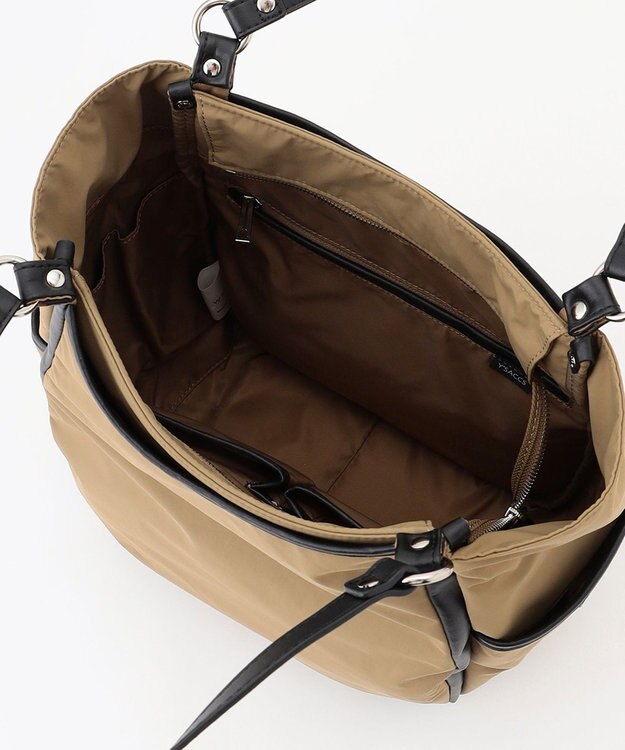 Y'SACCS 【ムック本掲載】タスランナイロントートバッグ midium ベージュ【WEB限定カラー】