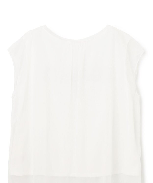 GRACE CONTINENTAL チュールレイヤードトップ ホワイト