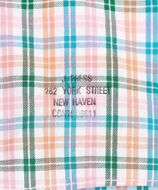 J.PRESS MEN 【SOMELOS / ソメロス】コットンオックス マルチチェックシャツ / B.D. ピンク系3