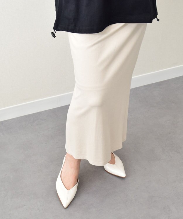 INTER-CHAUSSURES 【INTER-CHAUSSURES】ポインテッドトウサケットバレエシューズ ホワイト