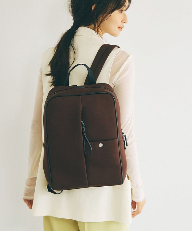 TOPKAPI 【Breath TOPKAPI】SORT ソート ネオプレン スクエア リュック / 軽量 / PC対応 チョコレート