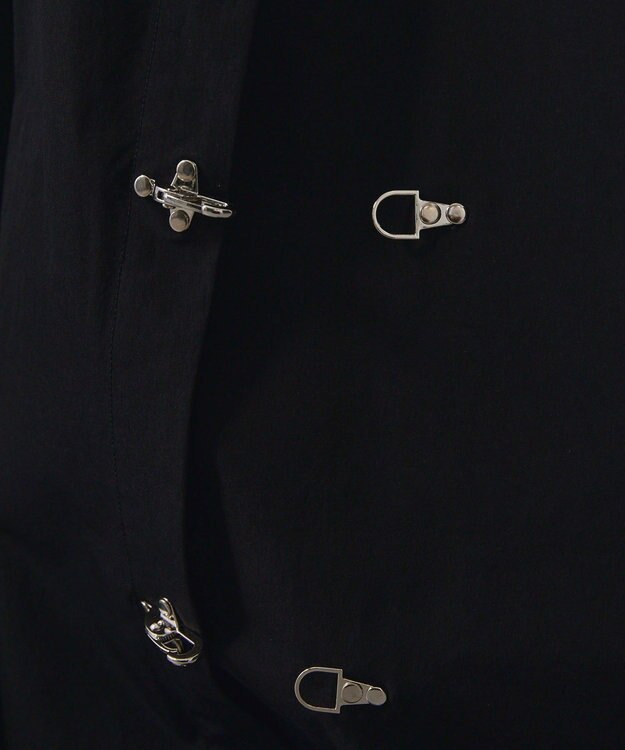 Green Parks トランスフォームワイドバルーンパンツ Black