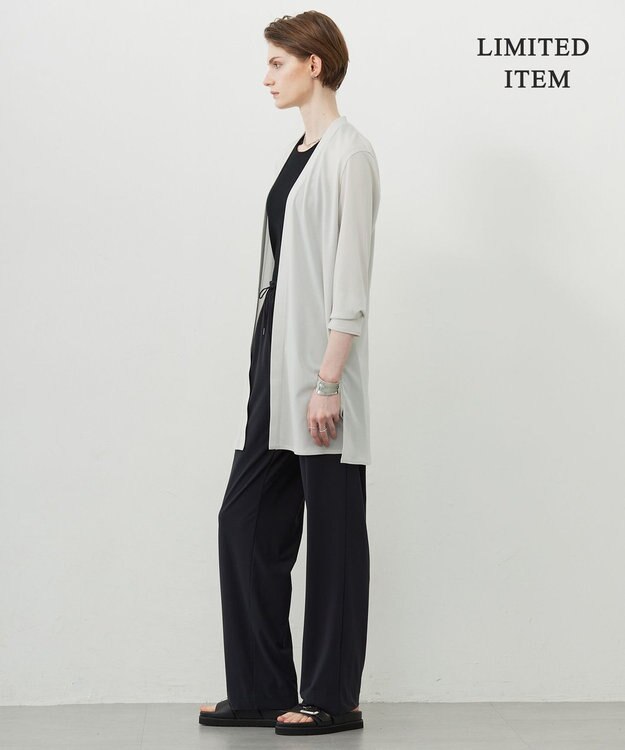 ICB L 【WEB限定・接触冷感・洗える】PINION ロングカーディガン トープ系